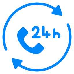24 h erreichbar